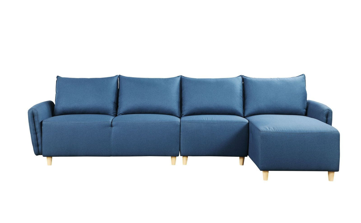 ACME Marcin Sectional Sofa: Blue Fabric, Comfortable and Stylish | 51820