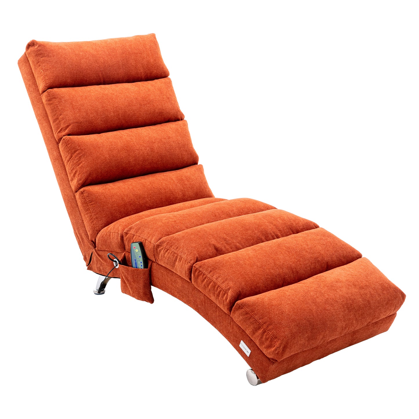 Linen Chaise Lounge Indoor Chair, Modern Long Lounger for Office or Living Room - COOLMORE.