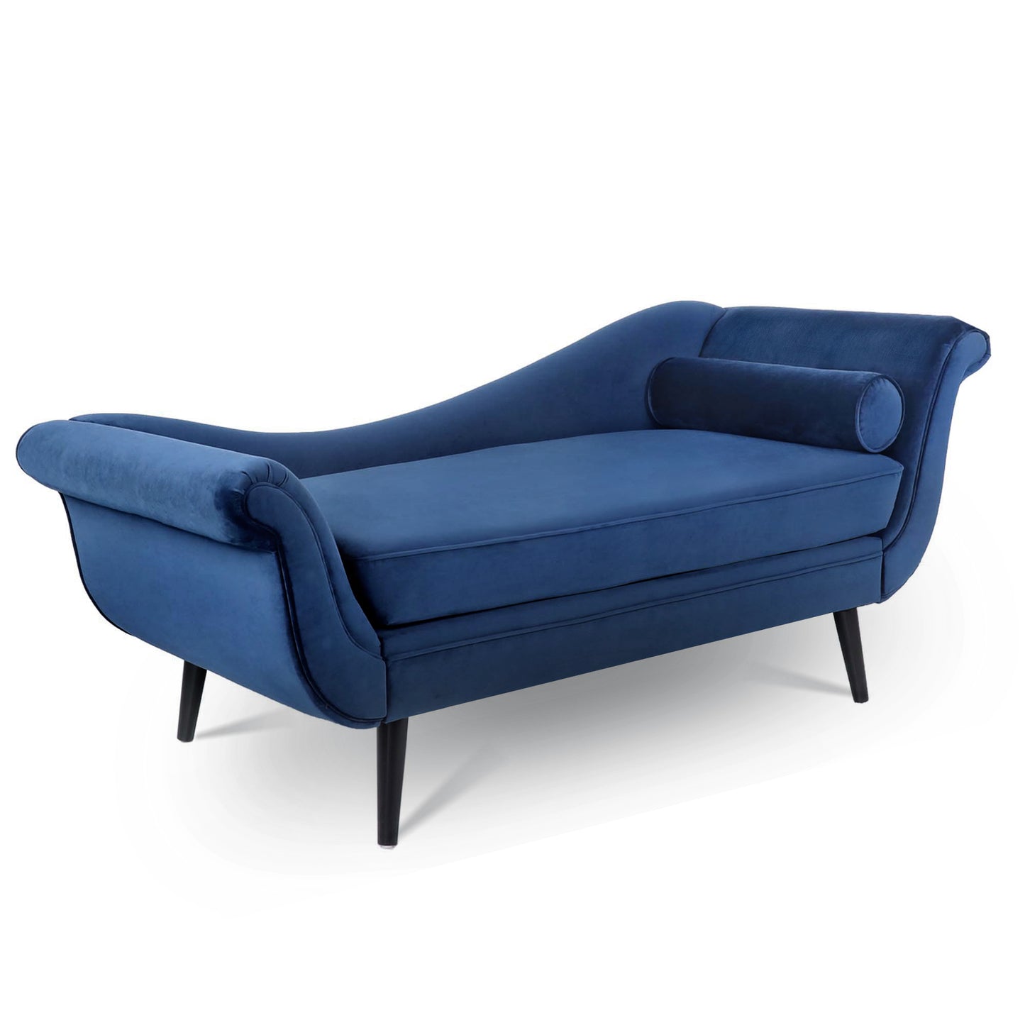 Chaise Lounge with Scroll Arm: Comfortable and Elegant Furniture for Relaxation - Available in Various Colors and Sizes