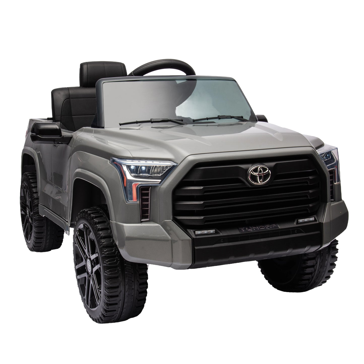 Officially Licensed Toyota Tundra Electric Pickup Car Ride-On for Kids | 12V Electric Ride-On Toy | 2.4G W/Parents Remote Control | Three Speed Adjustable | Power Display | Red