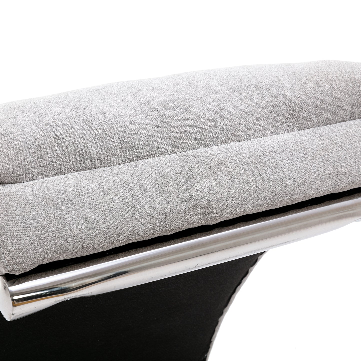 Linen Chaise Lounge Indoor Chair, Modern Long Lounger for Office or Living Room - COOLMORE