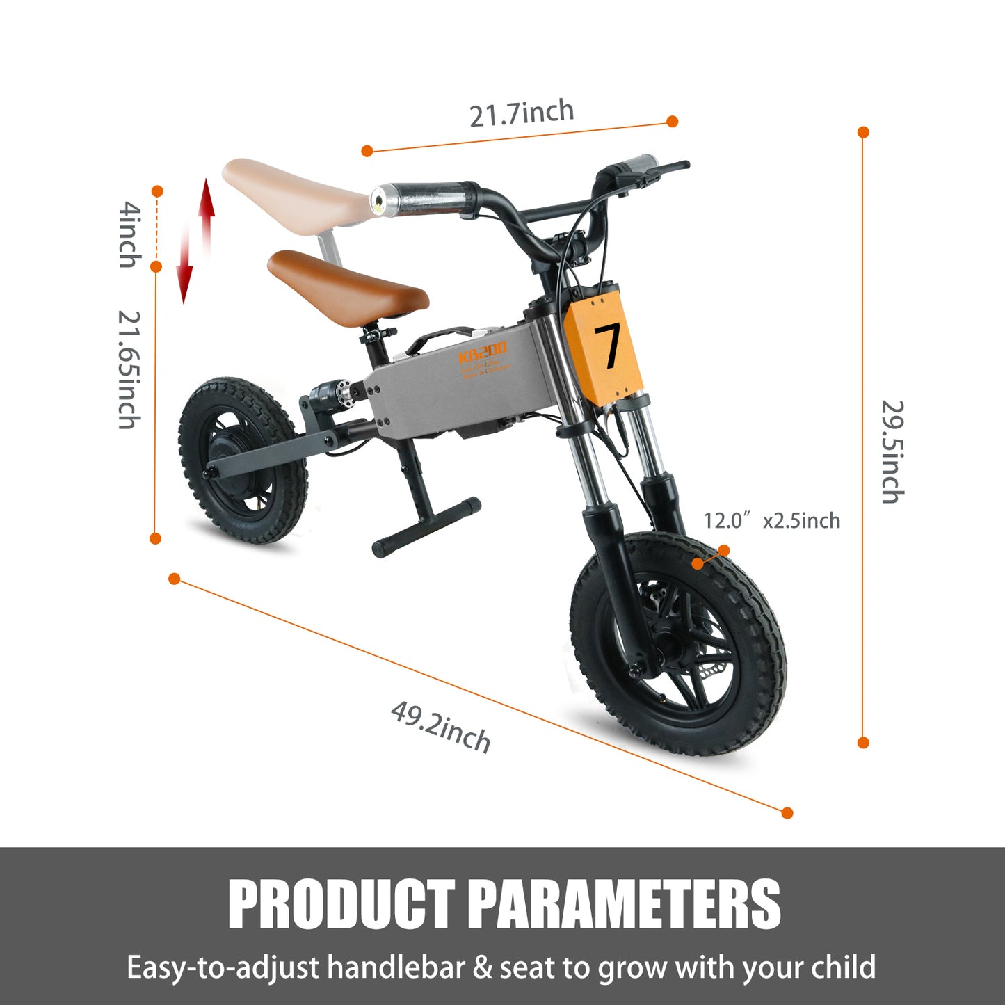 Children's Outdoor Off-Road Electric Bicycle: Durable, Safe, and Fun Bike for Adventurous Kids | Various Sizes & Vibrant Colors Available