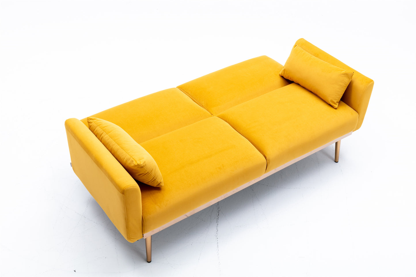 COOLMORE Velvet Sofa: Metal Feet Accent Loveseat Sofa - Stylish and Comfortable Furniture Choice for Your Space