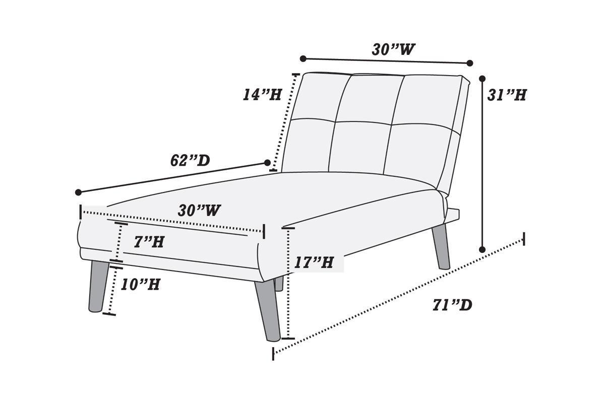 Black Color Polyfiber 2pc Sectional Sofa Set Living Room Furniture Solid Wood Legs Tufted Couch Adjustable Sofa Chaise