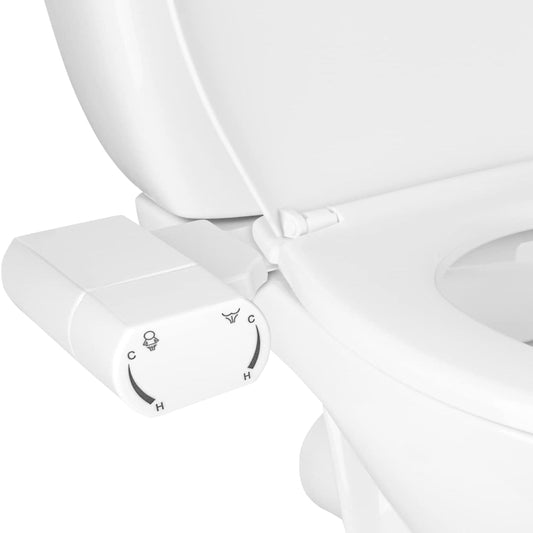 JEP Bidet Toilet Seat Attachment for Toilets | Bidets for Existing Toilets for Rear & Feminine Cleaning, Easy to Install, Convenient, and Power Free