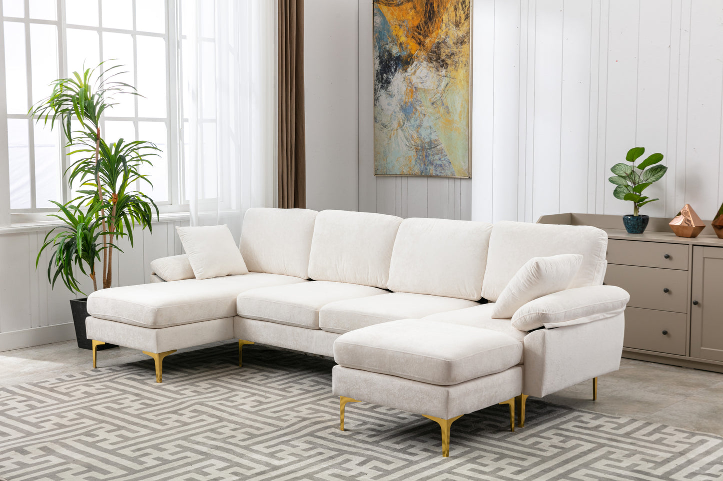 Accent Sofa: Stylish & Comfortable Living Room Sectional Sofa - Choose Your Perfect Size & Color