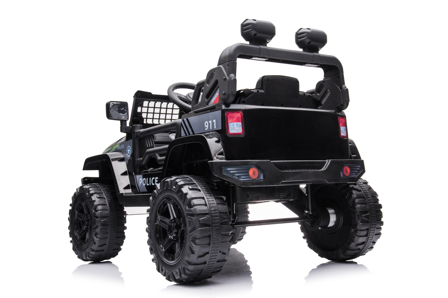 Powered Ride-On Truck, 12V Battery, Parent Remote Control, Foot Pedal, FM, LED Headlights - Fun and Safe Ride for Kids with Realistic Features and Exciting LED Lights