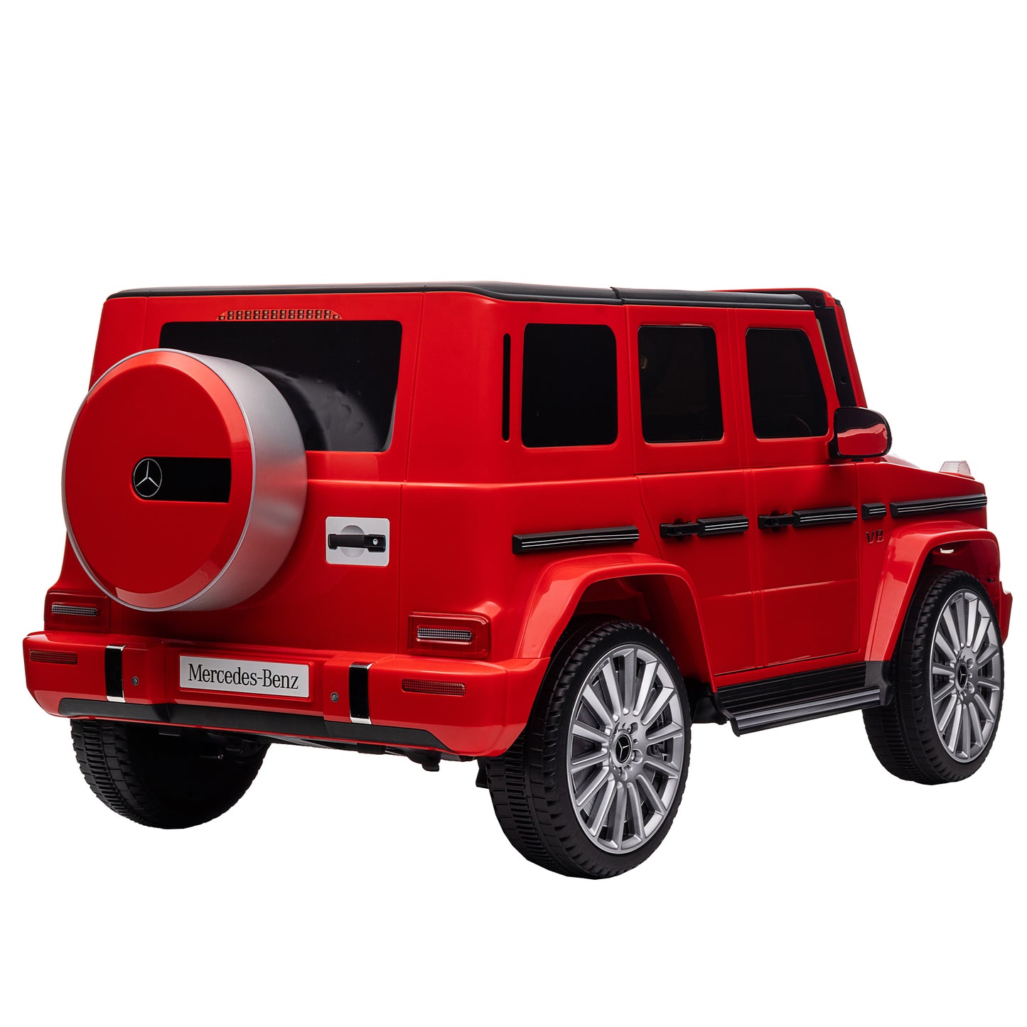 Licensed Mercedes-Benz G500 Kids Ride-On Toy - 24V Electric Car with Parent Remote Control, 3-Speed Adjustable, Power Display, USB, MP3, Bluetooth, LED Light, & Safety Belt