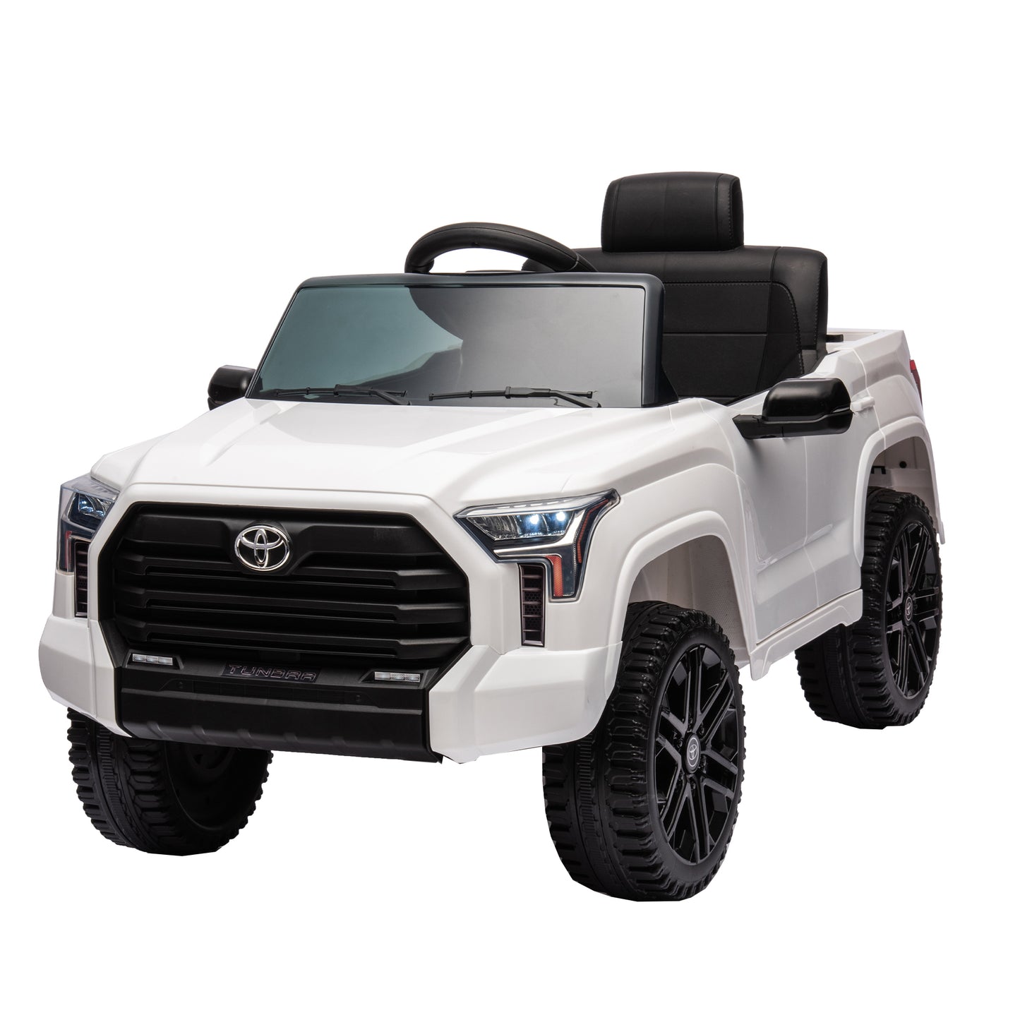 Officially Licensed Electric Toyota Tundra Pickup: 12V Ride On Toy with Parental Remote Control, 2.4G, Three Speed Adjustable, Power Display - Kids' Electric Car (Color & Size Options)