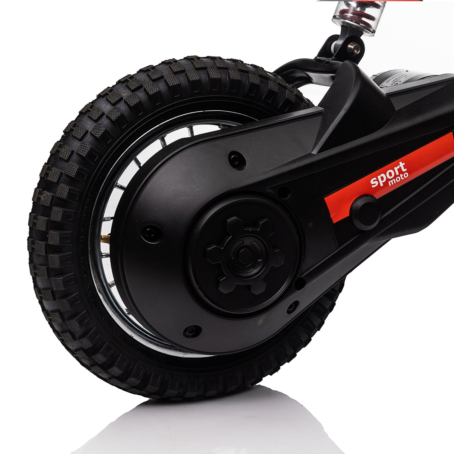 Kids Ride On 24V Electric Toy Motocross Motorcycle-XXL, Age 8-12, 14.29MPH, Dual Suspension, Dual Brakes, Twist Grip Throttle, Authentic Motocross Bike Geometry, Large Size