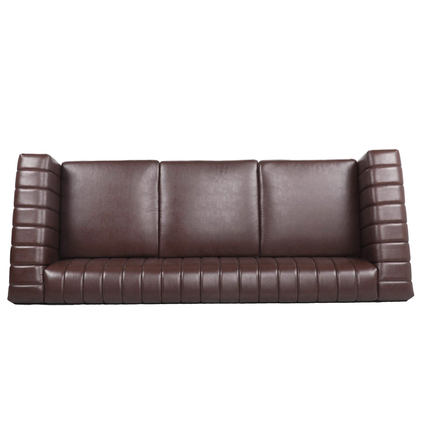 83.66" Traditional Square Arm Removable Cushion 3 Seater Sofa: Classic Style, Generous Width, Various Color Options