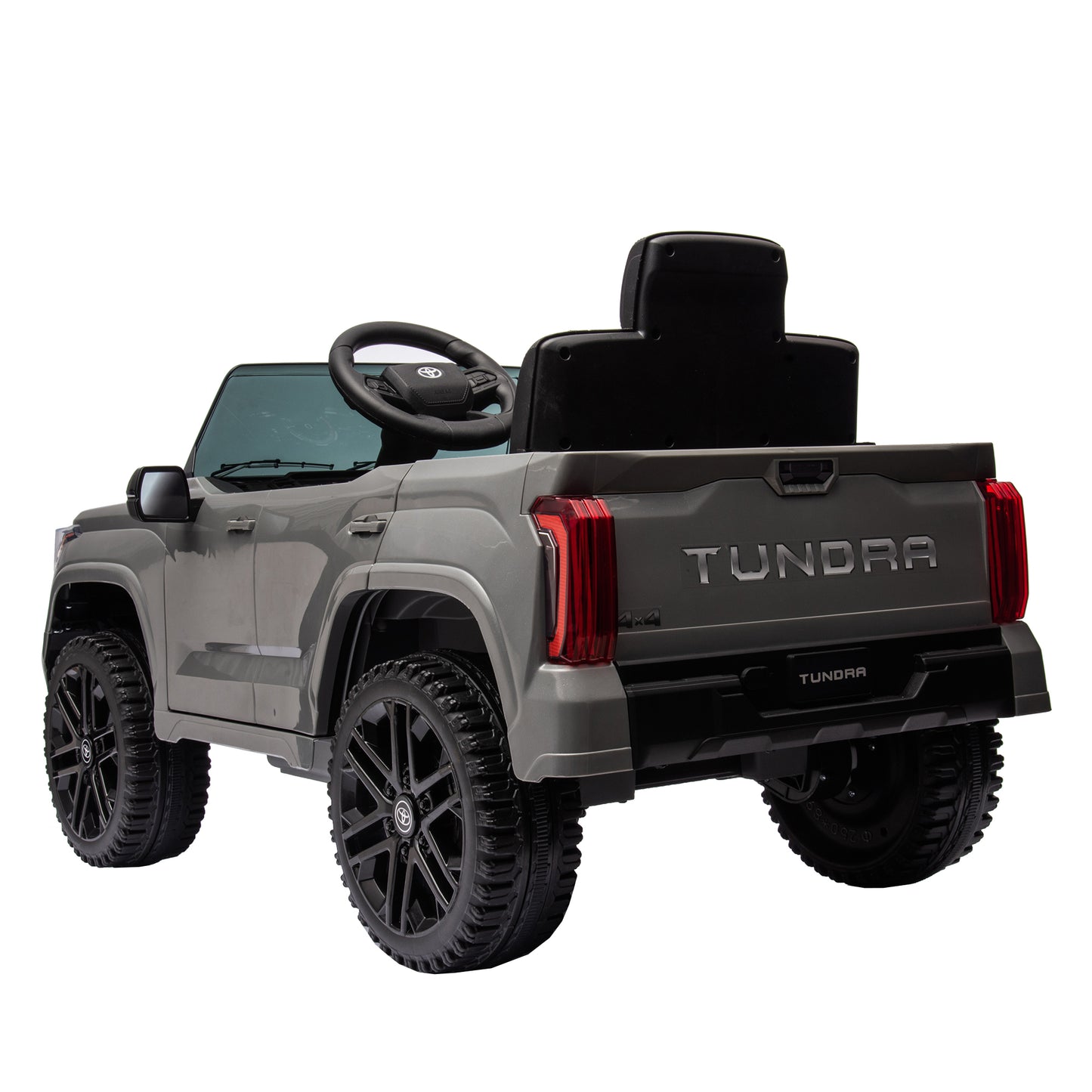 Officially Licensed Toyota Tundra Electric Pickup Car Ride-On for Kids | 12V Electric Ride-On Toy | 2.4G W/Parents Remote Control | Three Speed Adjustable | Power Display | Red