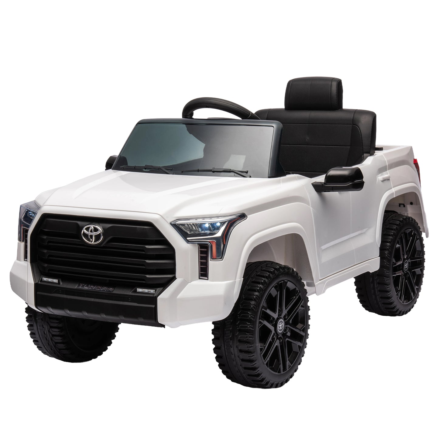 Officially Licensed Electric Toyota Tundra Pickup: 12V Ride On Toy with Parental Remote Control, 2.4G, Three Speed Adjustable, Power Display - Kids' Electric Car (Color & Size Options)