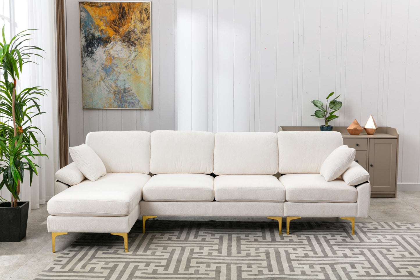 Accent Sofa: Stylish & Comfortable Living Room Sectional Sofa - Choose Your Perfect Size & Color