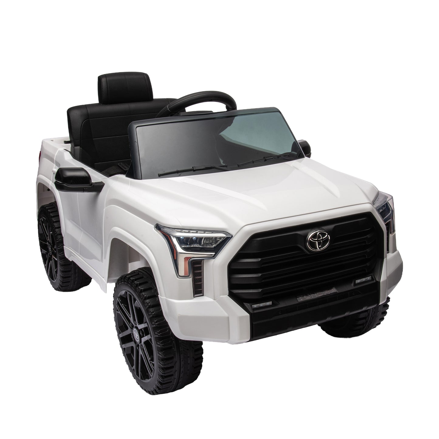 Officially Licensed Electric Toyota Tundra Pickup: 12V Ride On Toy with Parental Remote Control, 2.4G, Three Speed Adjustable, Power Display - Kids' Electric Car (Color & Size Options)