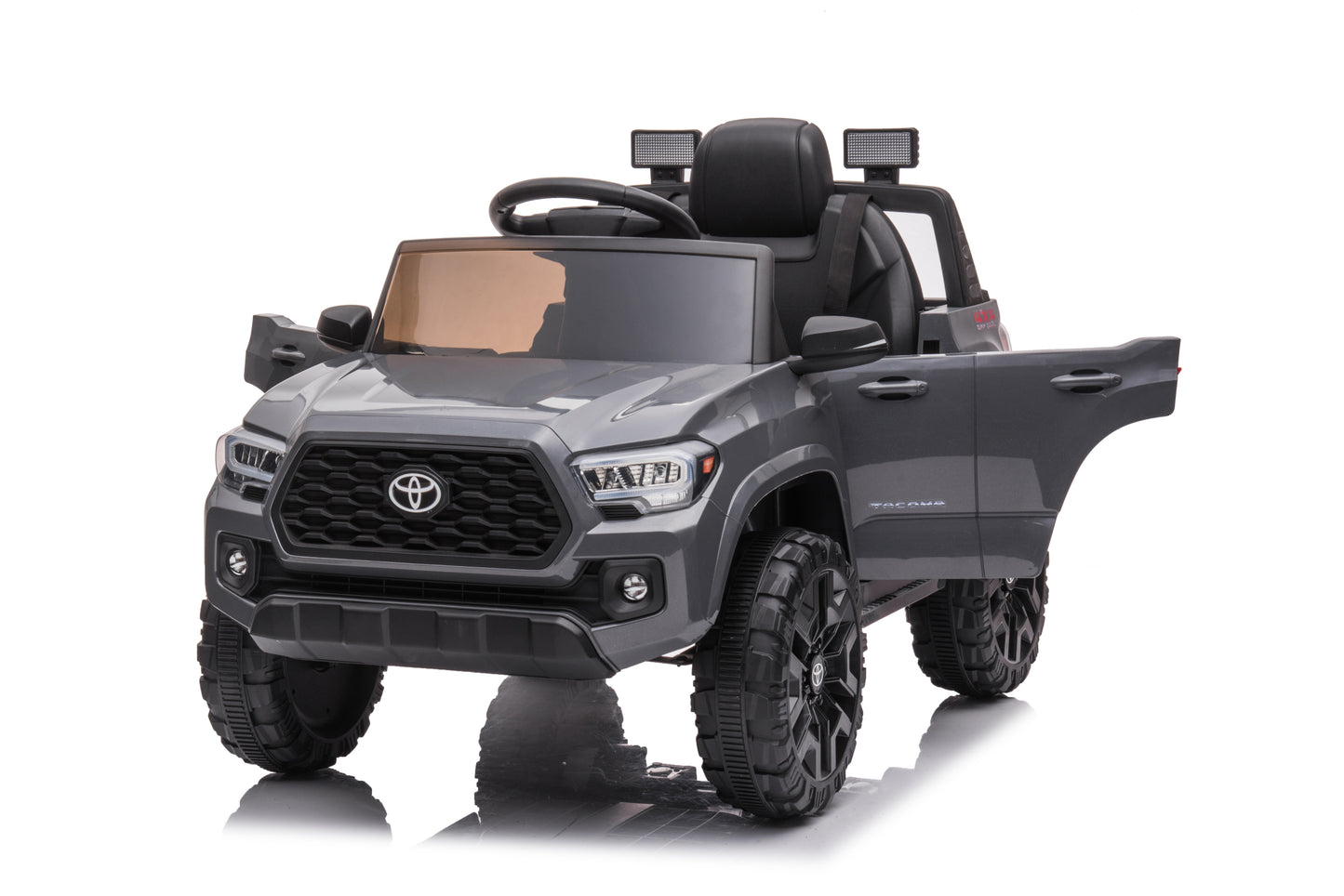 【NO BRAND NAME】12V Battery Powered Electric Kids Ride-on Car: Official Licensed Toyota Tacoma, Patented Product with Dealership Certificate Needed, Various Colors & Sizes Available