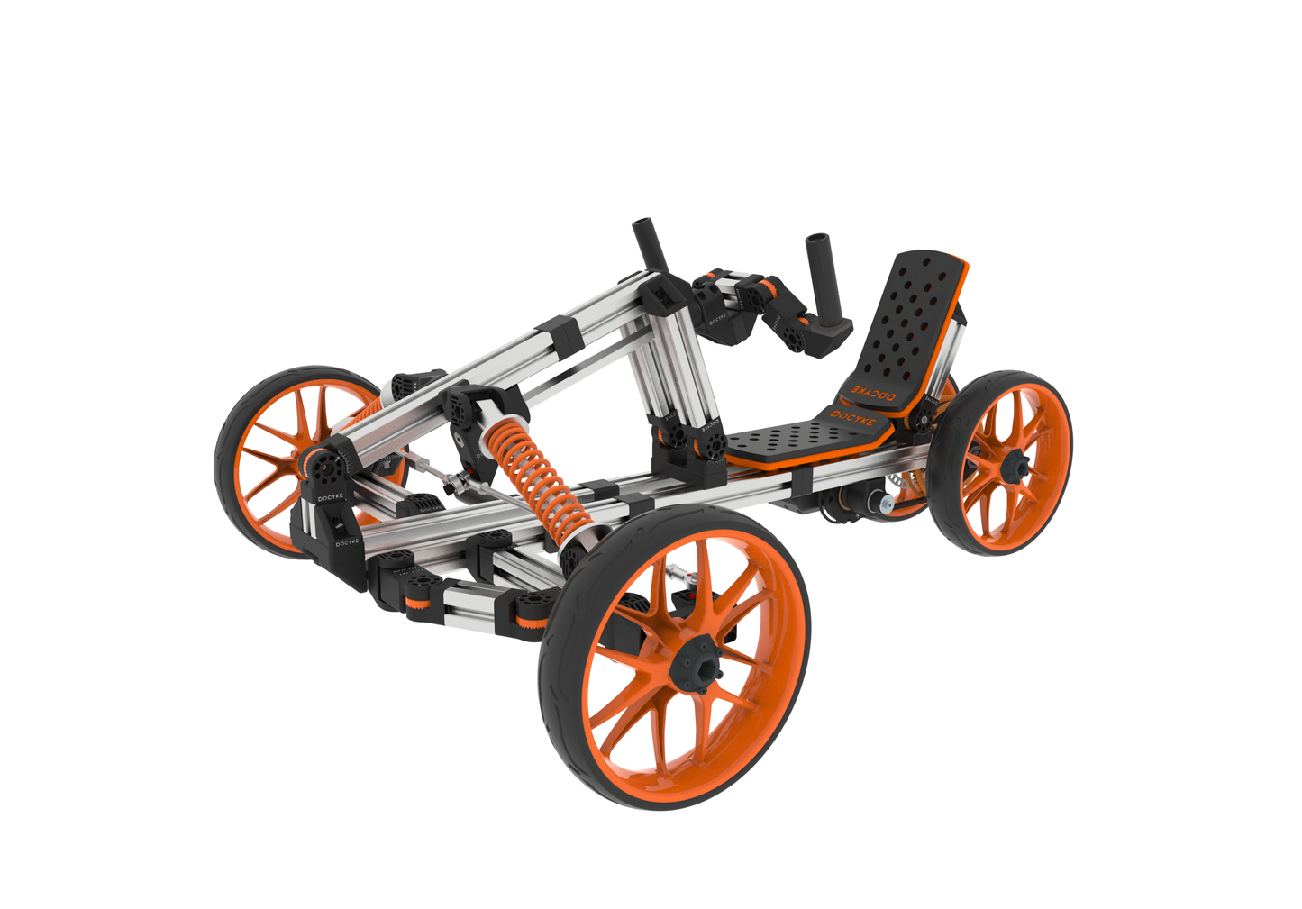 Modular Design High-Strength Material Electric Innovation Kart: Over 20 Assembly Methods, Ideal for Outdoor Sports & Parent-Child Interaction