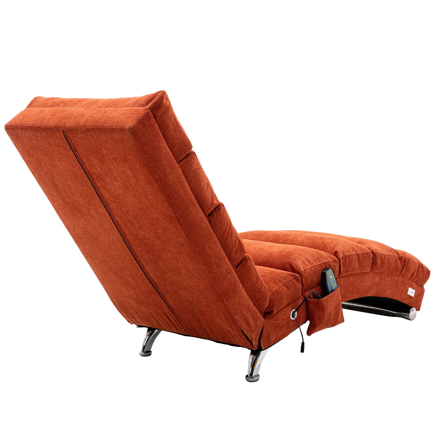 Linen Chaise Lounge Indoor Chair, Modern Long Lounger for Office or Living Room - COOLMORE.