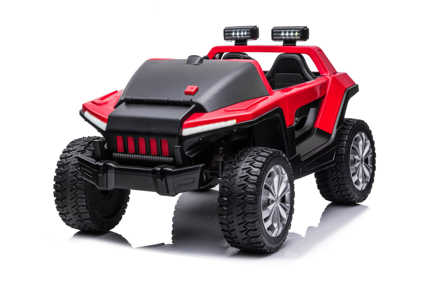 24V7A 200W*2 Super Power Leather Seat Four-Wheel Shock Absorber Ride-On Car: High/Low Speed, USB Bluetooth Music, Kids' Electric Car for Children