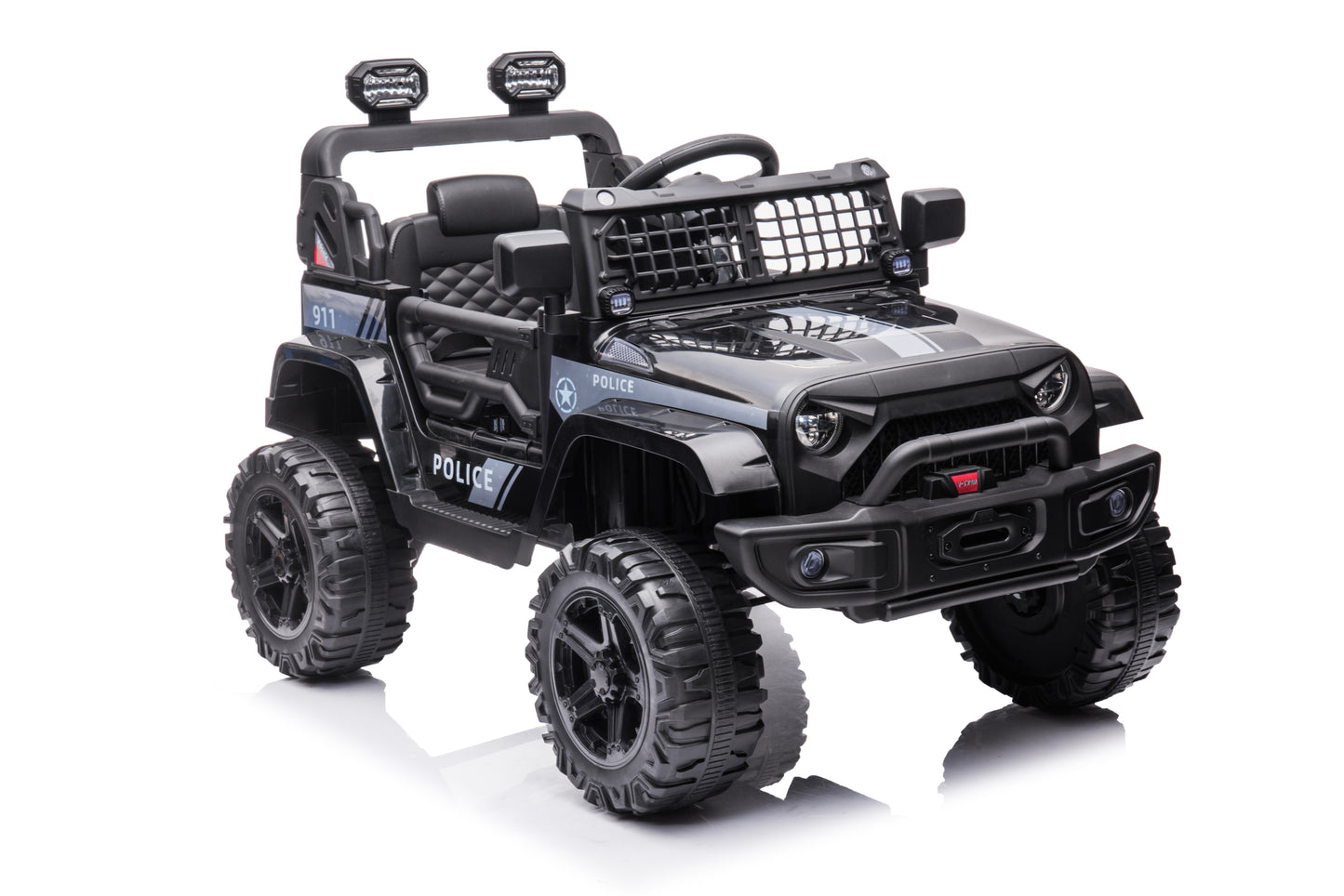 Powered Ride-On Truck, 12V Battery, Parent Remote Control, Foot Pedal, FM, LED Headlights - Fun and Safe Ride for Kids with Realistic Features and Exciting LED Lights