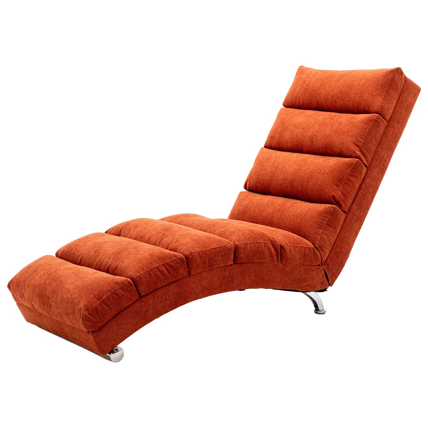 Linen Chaise Lounge Indoor Chair, Modern Long Lounger for Office or Living Room - COOLMORE.