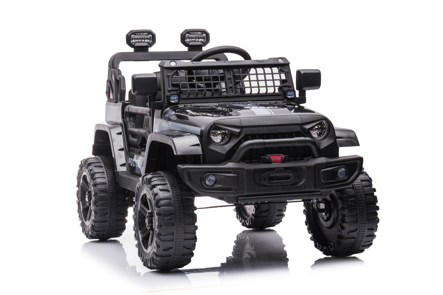 Powered Ride-On Truck, 12V Battery, Parent Remote Control, Foot Pedal, FM, LED Headlights - Fun and Safe Ride for Kids with Realistic Features and Exciting LED Lights