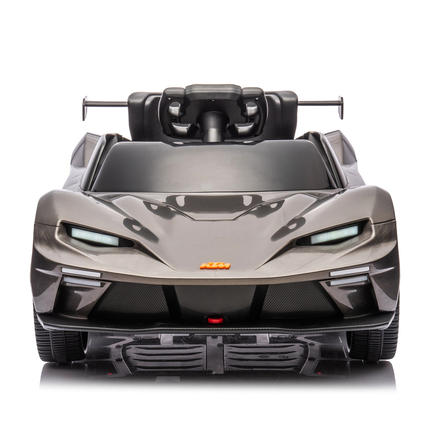 Licensed KTM X-Bow GTX 12V7A Kids Ride-On Car 2.4G W/Parents Remote Control - Electric Car for Kids, 3-Speed Adjustable, Power Display, USB, MP3, Bluetooth, LED Light, Two-Point Safety Belt - Black