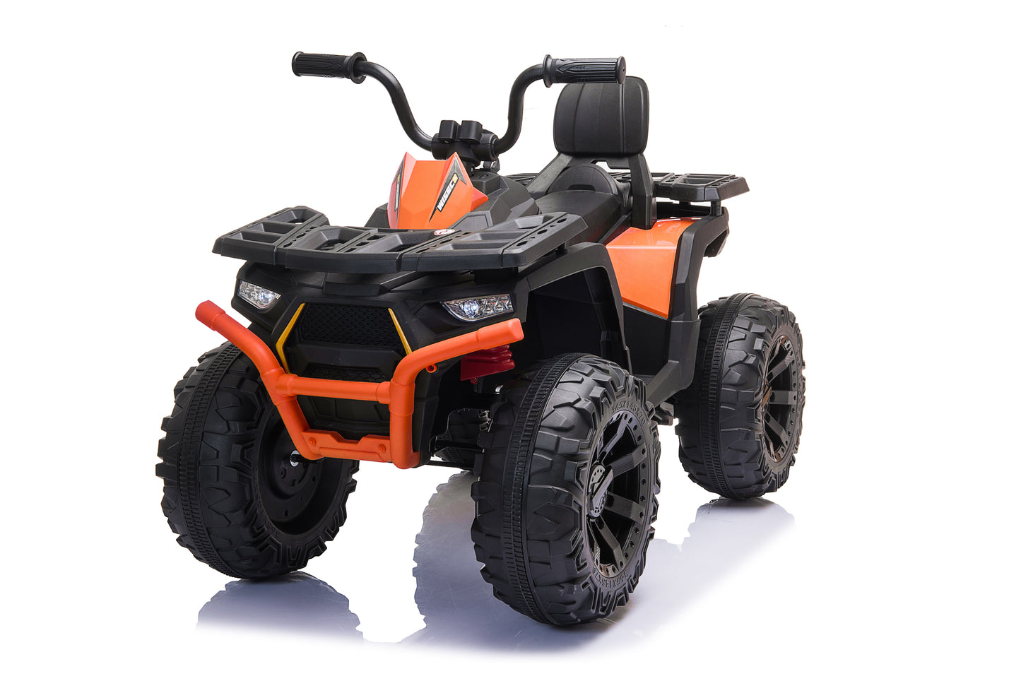 ATV Double Drive Children Ride-on Car: 40W*2 12V7AH*1, Forward/Backward, High/Low Speed, Music, Lights, USB, MP3, Power Display, Volume - Red