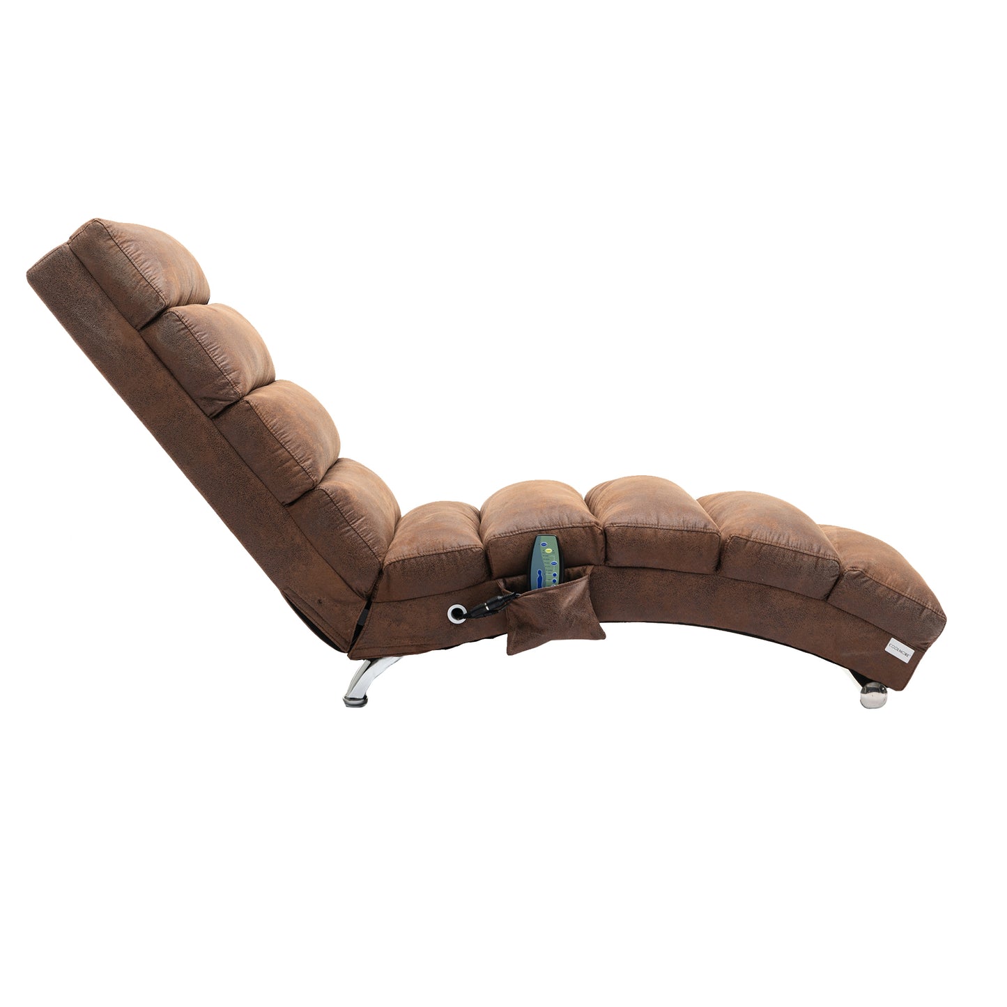 Linen Chaise Lounge Indoor Chair: Modern Long Lounger for Office or Living Room, Coolmore - Various Colors & Sizes