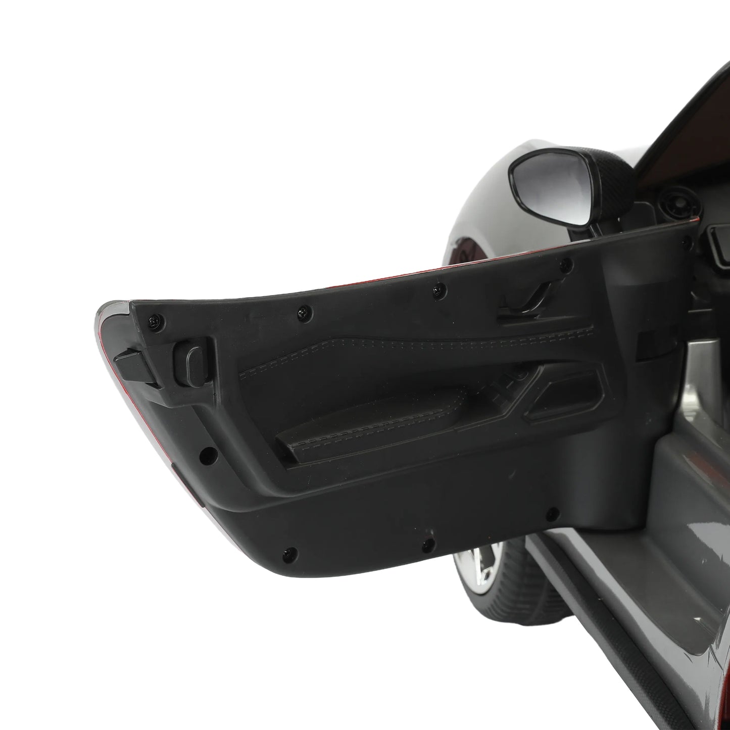 Licensed MAZDA MX-5 RF 12V Kids Ride On Car - Remote Control, Three Speeds, Power Display, USB, MP3, Bluetooth, LED Light, Safety Belt, Painting - Red