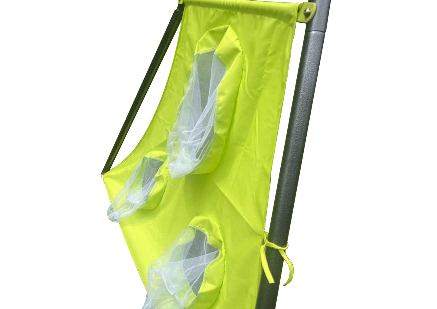 XNS052 Green and Blue Six Function Swingset with Net Swing - 440lbs Capacity - Outdoor Playground for Age 3+ - 31.5in Net Swing