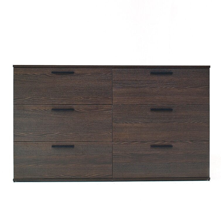 Klair Living Farmhouse Six-Drawer Jumbo Dresser