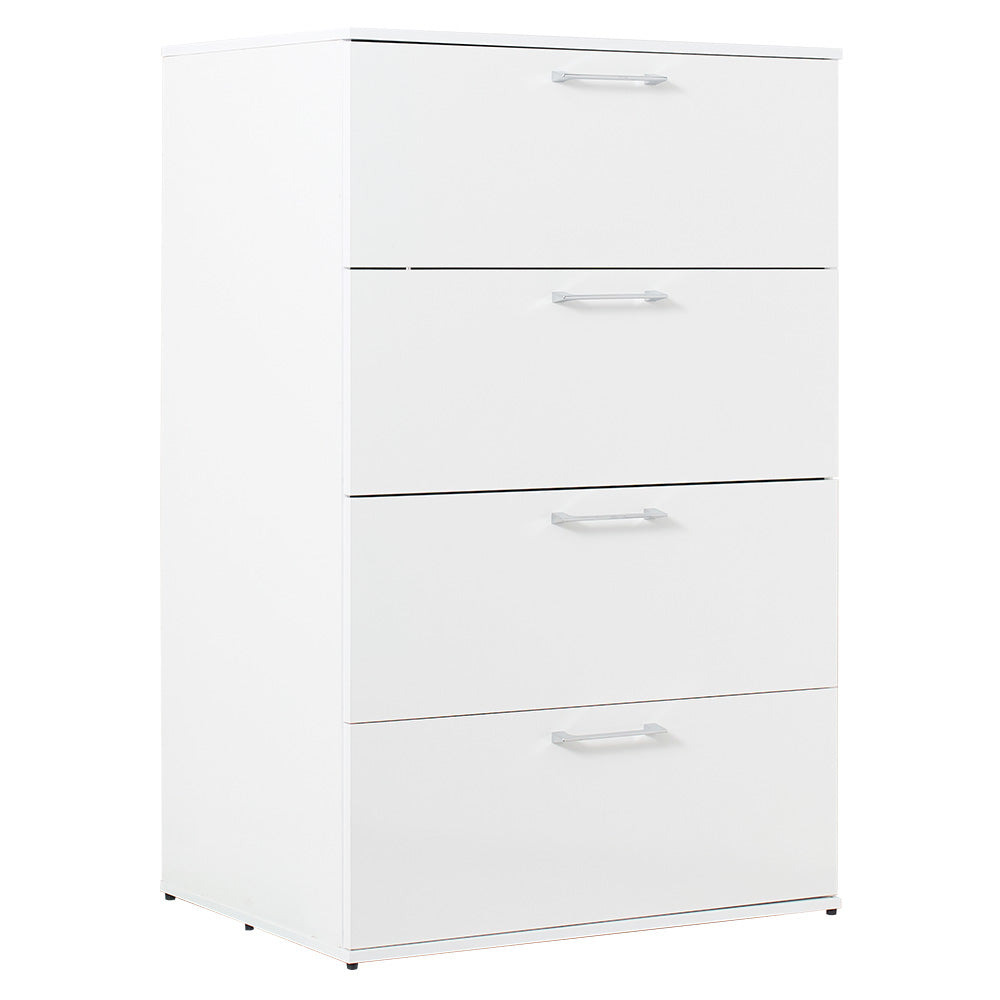 Klair Living Glossy Four-Drawer Jumbo Chest