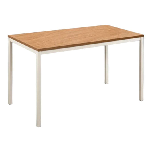 Klair Living Contemporary Wood and Metal Computer Desk in Oak