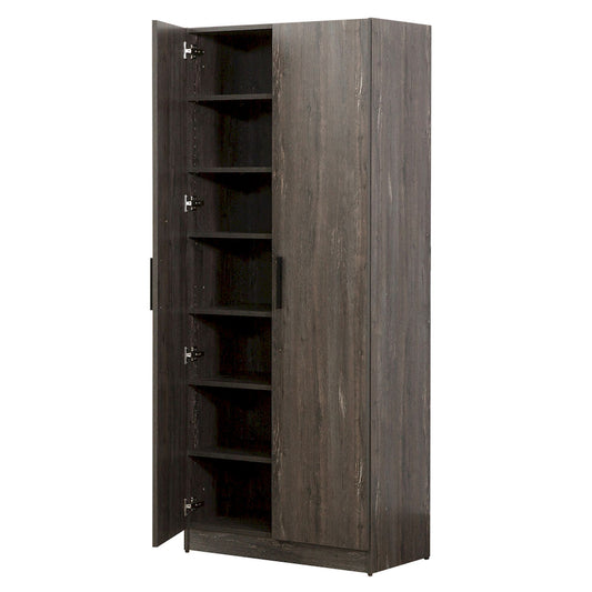 Klair Living Farmhouse Shoe Cabinet with Six Shelves