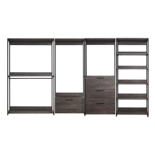 Klair Living Wood Walk-in Closet System