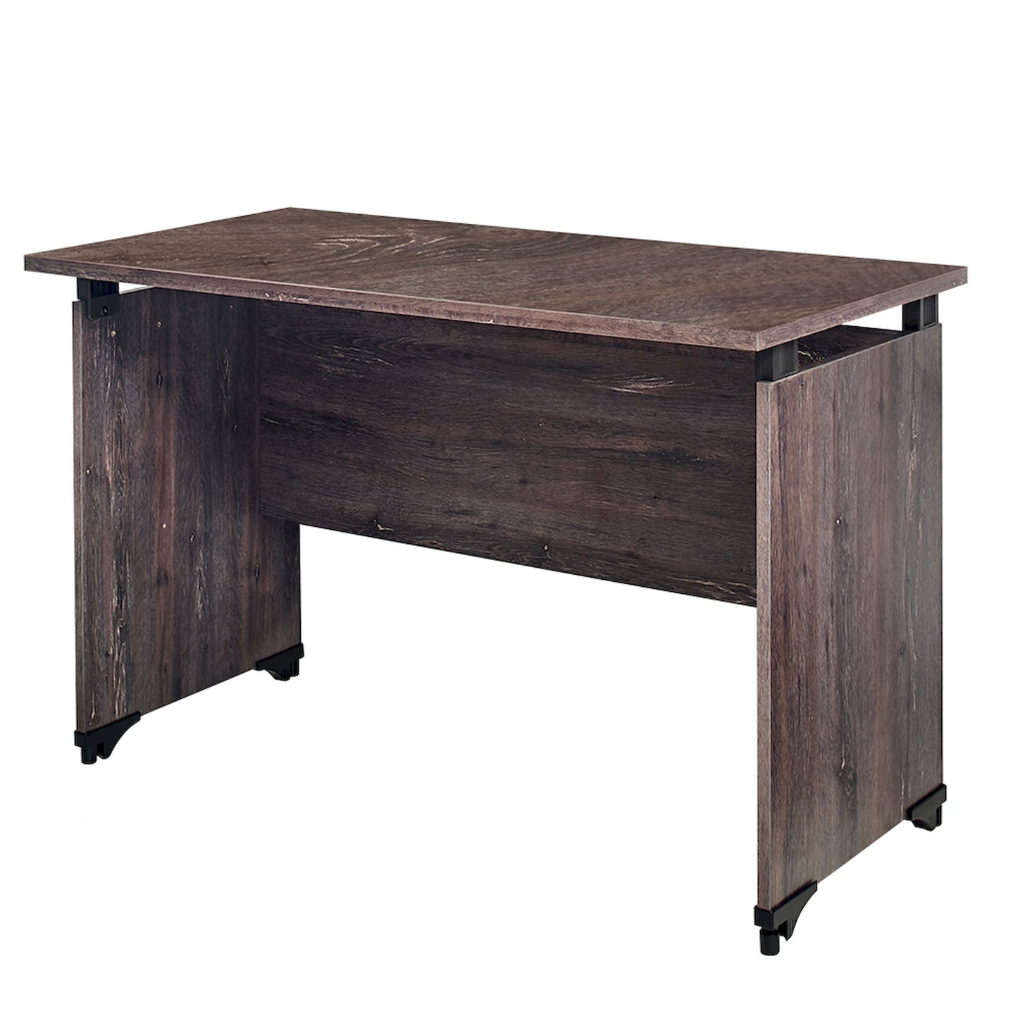 Klair Living Farmhouse Composite Wood Writing Desk in Rustic Gray