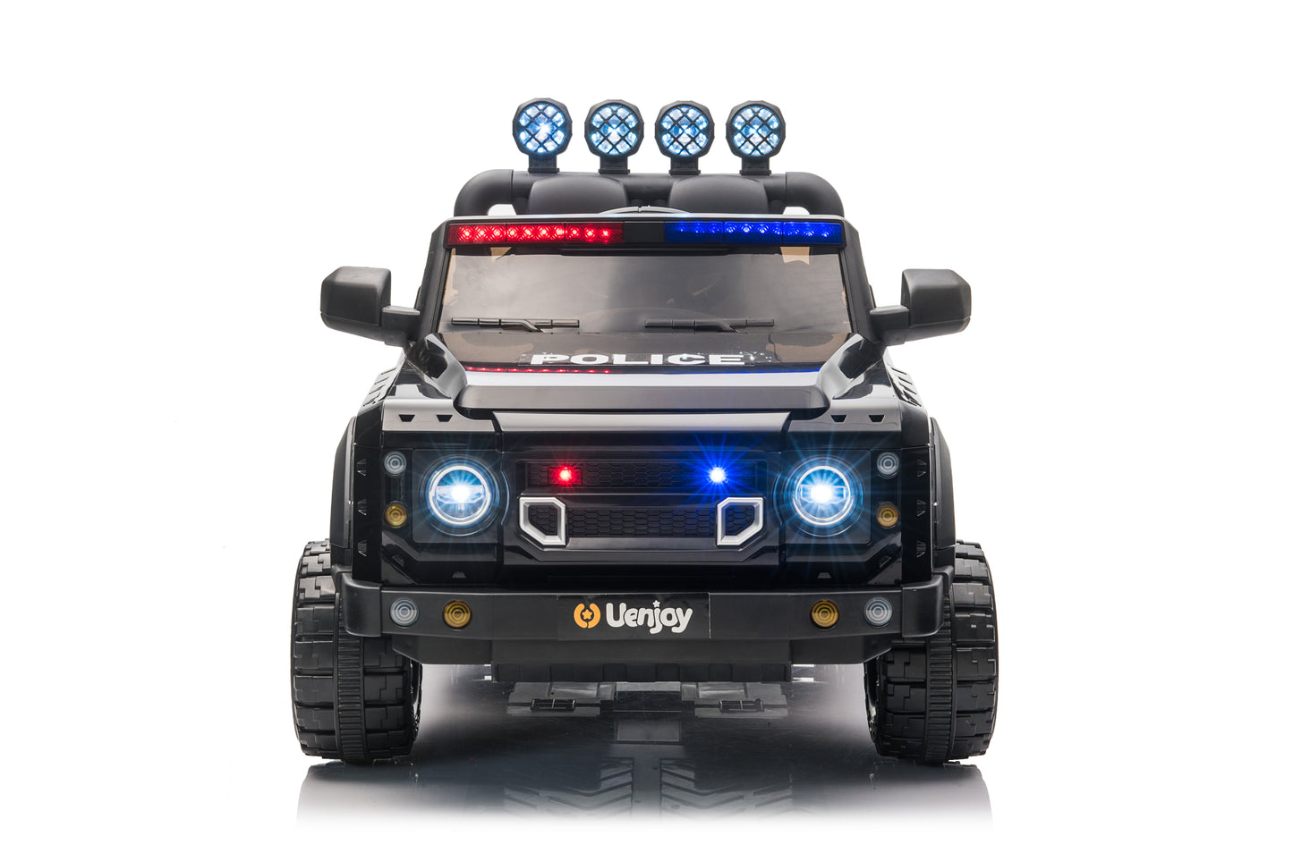 24VUSB/MP3/Bluetooth Four Wheel Absorber with Music and Light, Openable Doors, Power Display, and 2.4G R/C