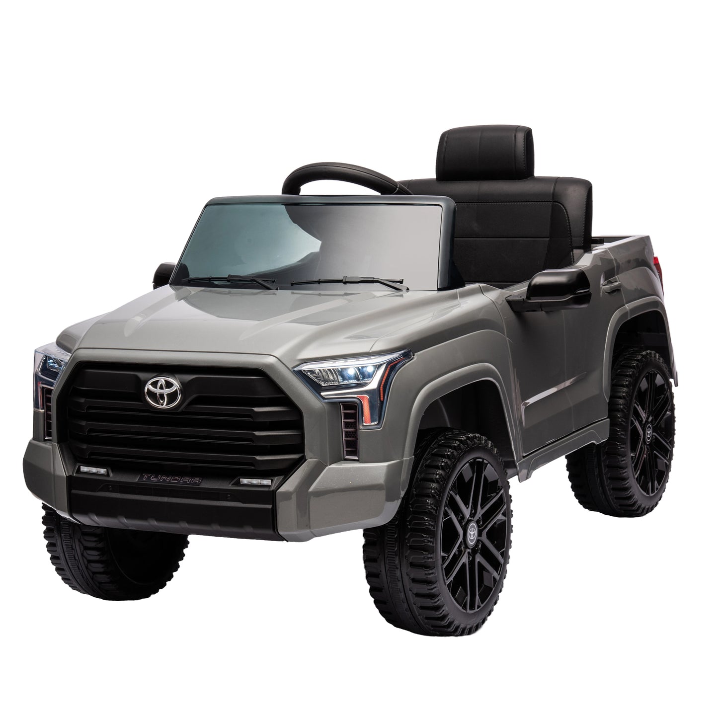 Officially Licensed Toyota Tundra Electric Pickup Car Ride-On for Kids | 12V Electric Ride-On Toy | 2.4G W/Parents Remote Control | Three Speed Adjustable | Power Display | Red