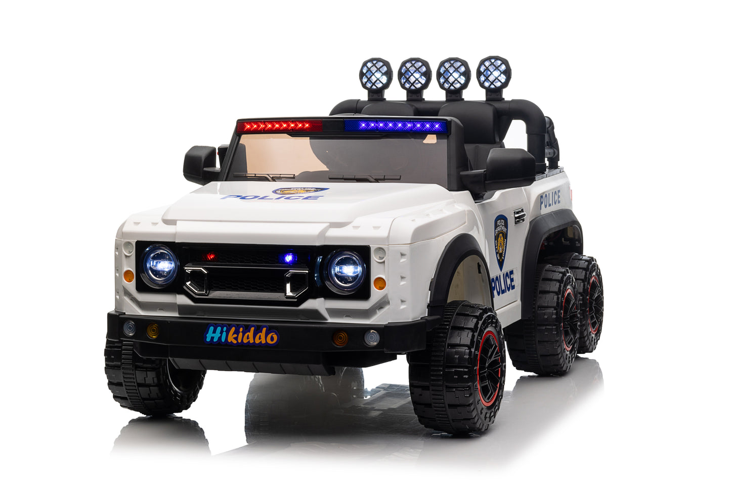 24VUSB/MP3/Bluetooth Four Wheel Absorber with Music and Light, 2 Doors, Power Display, 2.4G R/C