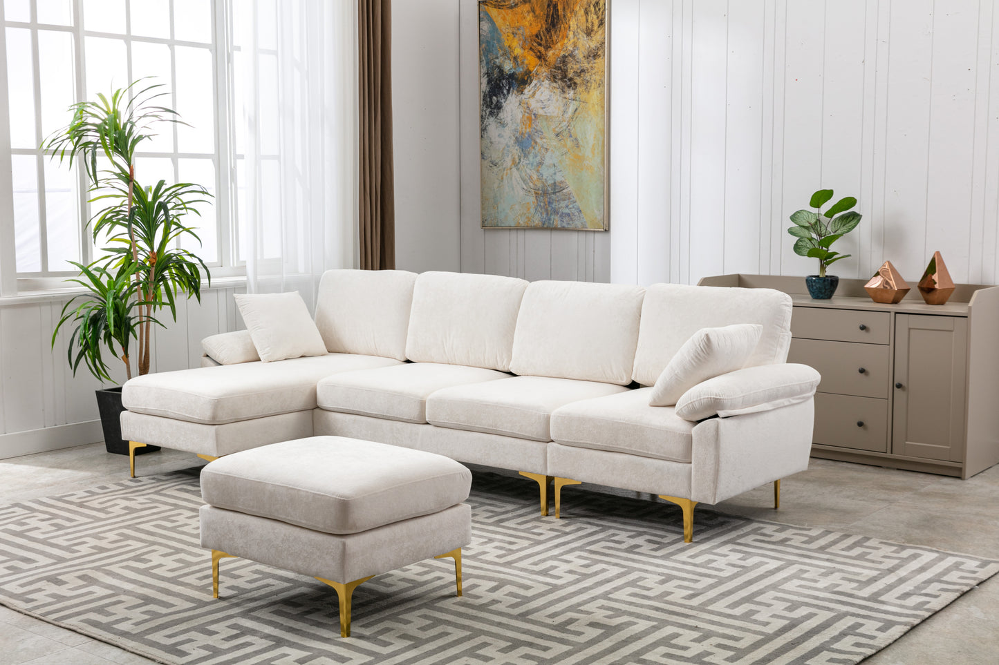 Accent Sofa: Stylish & Comfortable Living Room Sectional Sofa - Choose Your Perfect Size & Color