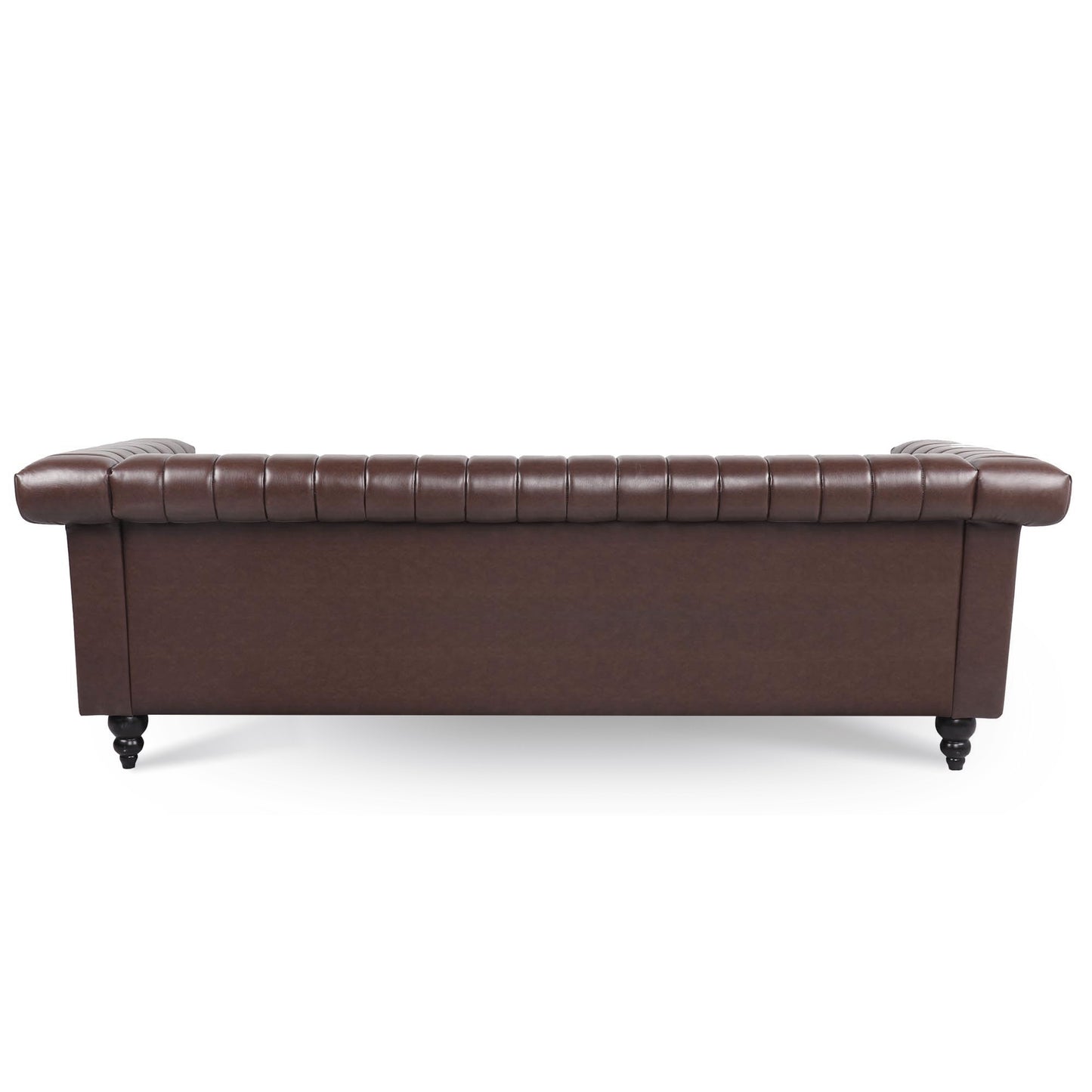 83.66" Traditional Square Arm Removable Cushion 3 Seater Sofa: Classic Style, Generous Width, Various Color Options