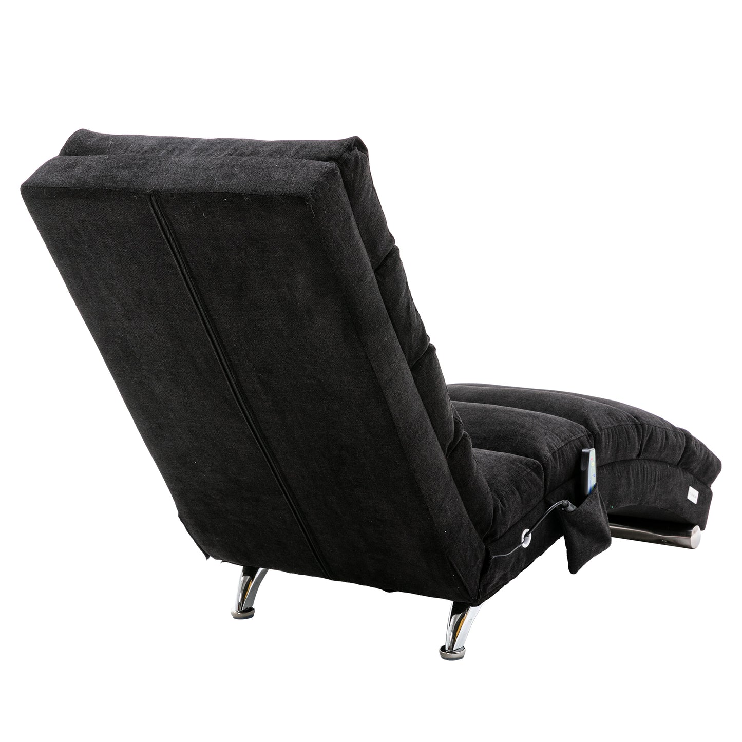 Linen Chaise Lounge Indoor Chair: Modern Long Lounger for Office or Living Room - COOLMORE.