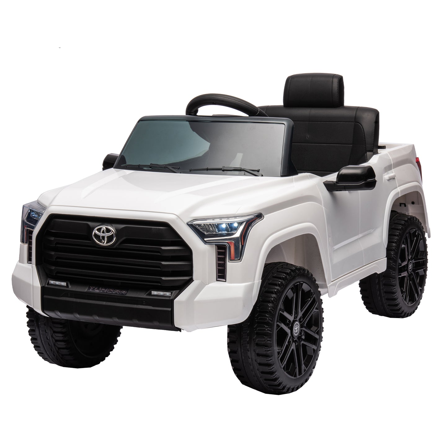 Officially Licensed Electric Toyota Tundra Pickup: 12V Ride On Toy with Parental Remote Control, 2.4G, Three Speed Adjustable, Power Display - Kids' Electric Car (Color & Size Options)