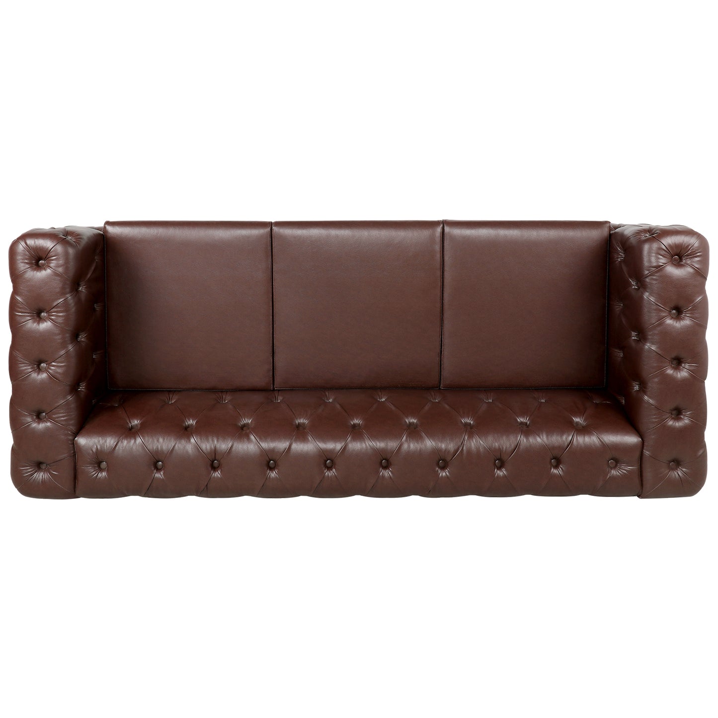 84.06-Inch Width Traditional Square Arm 3-Seater Sofa with Removable Cushions: Classic Comfort and Style in a Timeless Design, Available in Various Colors