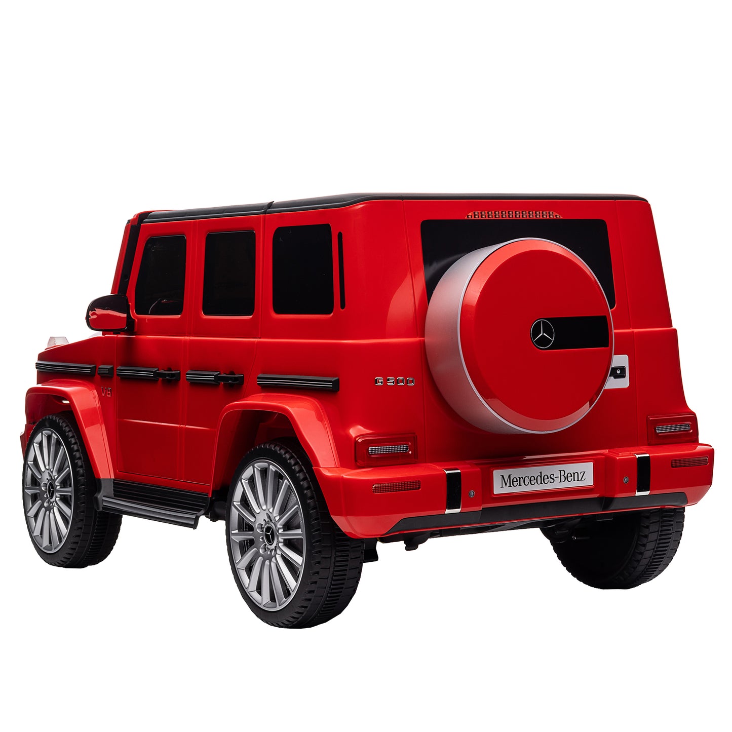 Licensed Mercedes-Benz G500 Kids Ride-On Toy - 24V Electric Car with Parent Remote Control, 3-Speed Adjustable, Power Display, USB, MP3, Bluetooth, LED Light, & Safety Belt