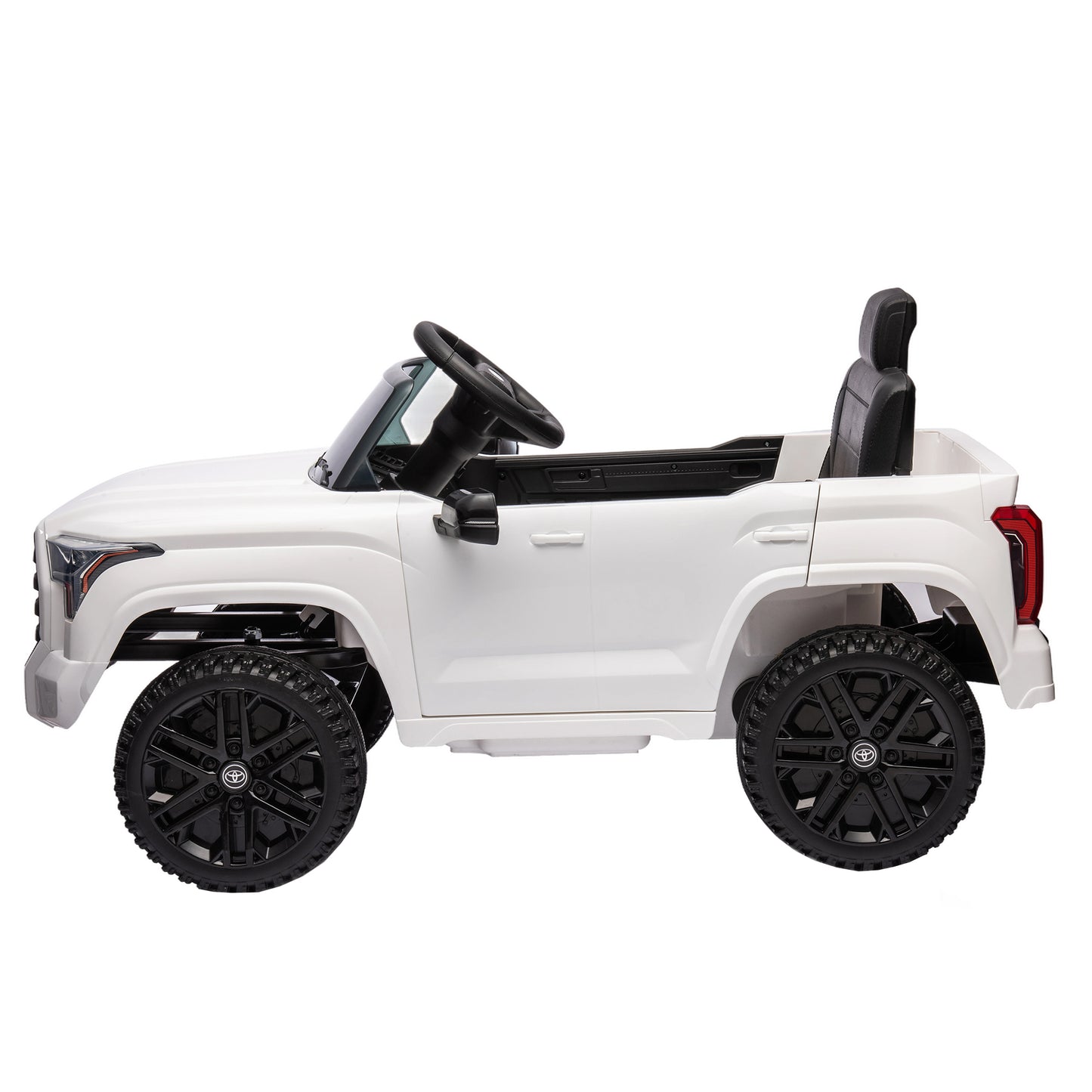 Officially Licensed Electric Toyota Tundra Pickup: 12V Ride On Toy with Parental Remote Control, 2.4G, Three Speed Adjustable, Power Display - Kids' Electric Car (Color & Size Options)