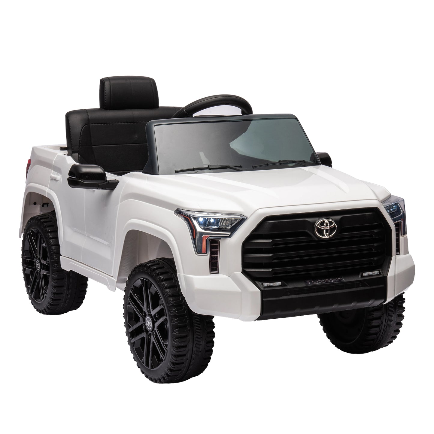 Officially Licensed Electric Toyota Tundra Pickup: 12V Ride On Toy with Parental Remote Control, 2.4G, Three Speed Adjustable, Power Display - Kids' Electric Car (Color & Size Options)