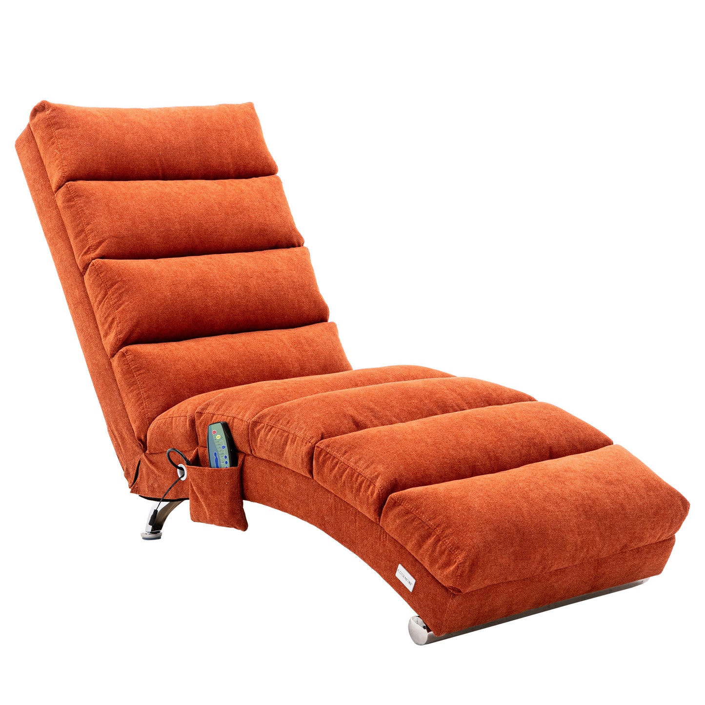 Linen Chaise Lounge Indoor Chair, Modern Long Lounger for Office or Living Room - COOLMORE.