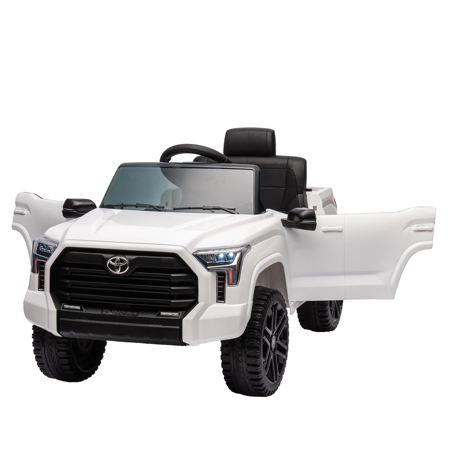 Officially Licensed Electric Toyota Tundra Pickup: 12V Ride On Toy with Parental Remote Control, 2.4G, Three Speed Adjustable, Power Display - Kids' Electric Car (Color & Size Options)